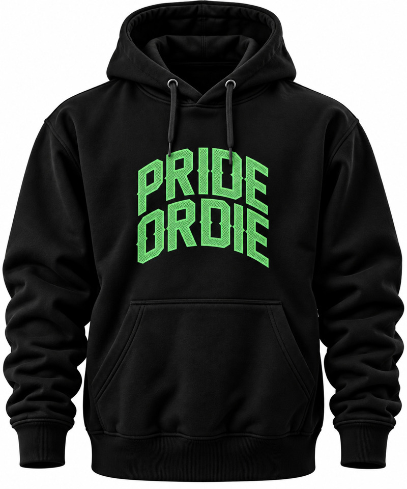 PRIDE OR DIE Split fouter-black